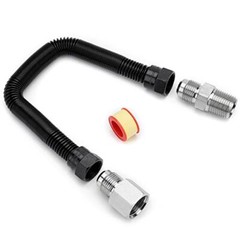 1/2″ OD x 3/8″ ID 12″ Non-Whistle Flexible Flex G…