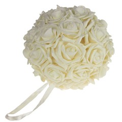 Soft Touch Foam Kissing Balls Wedding Centerpiece, 7-Inch