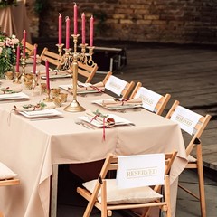 6 Pcs Reserved Chair Signs for Weddings Parties Celebrations Church Events