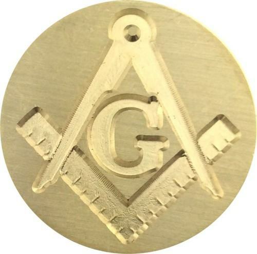 Mason / Masonic Symbol Wax Seal Stamp Head, 1″ diameter