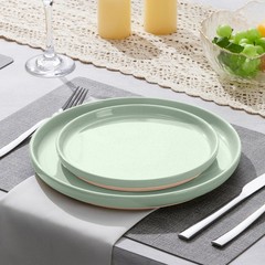 Lianyu Dinner Salad Plates Set Of 4 7.75 Small And Round Stoneware Dessert
