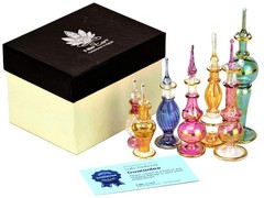 NileCart Set of 12 Egyptian Perfume Bottles Wholesale Mix Collection hand…