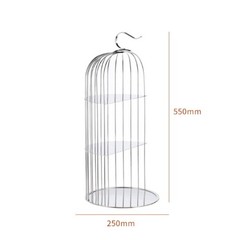 Avian Enclosure Pastry Stand Elegant Design Three-Tier Pastry Stand Sturdy