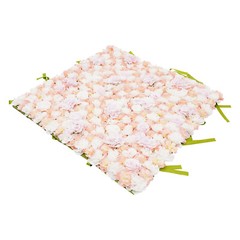 1m x 1m Silk Rose Flower Wall Panel – Eco-Friendly Artificial Floral Decor