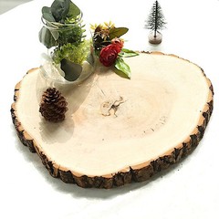 18″ wide Natural Round Poplar Wooden Slices Party Tabletop Wedding Crafts