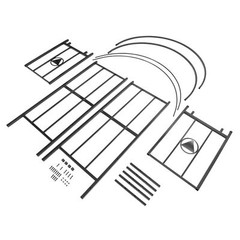 Garden Archway Arch Arbor Trellis Yard Decor Wedding Patio Structure Gate 89.5in