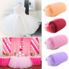 25/100Yards 6″ Wide Tutu Tulle Rolls Wedding Party Decor Roll Spool Net DIY NEW