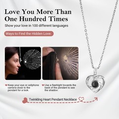 Preserved Rose Gifts for Women, Eternal Flower Rose Box with Heart Necklace, Ro