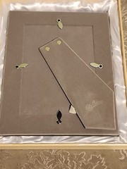 Oleg Cassini Crystal Diamond Picture Frame 5″ X 7″ Wedding Valentines Gift NEW