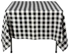 5-15 PACKS Checkered 54×54″ Inch Wide Gingham Buffalo Checked Tablecloths SALE**