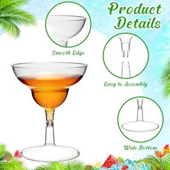 Mini Martini Glasses – 2 Oz – Disposable – Clear – 250 – Disposable