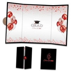 2026 Graduation Guest Book – Red Balloon 18×12 – Class 2026