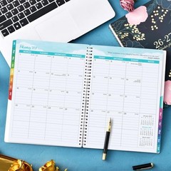 Teacher Planner 2026-2027 – Teacher Lesson 8.5″ x 11″ Dark blue and white