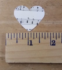 Heart Confetti 4,500+ Hearts Vintage Church Hymnal Book Wedding Party Decor