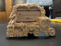 Cinderella Coach Carriage Picture Frame/Place Card Holder