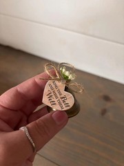 12 Rustic Wedding Bell Favors Ring the Bell Wish Them Well Bridal Shower Guest