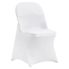 Uimoso 30PCS White Stretch Spandex Chair Covers for Events and Gatherings