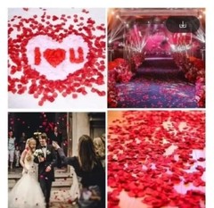 ARTIFICIAL FAKE PINK PETALS STOCK LOT PARTIES LOVE FLOWERS SILK DECORATIONS NEW