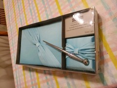 Celebrate It~Wedding & Occasions Guestbook and Pen~3 Piece Set~New In Box