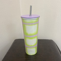 Straw 22oz Stainless Steel Cup With Lead Perfect for Hot and Cold Drinks