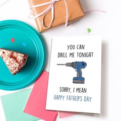 Nchigedy Funny Fathers Day Card for Husband Boyfriend, Naughty Father’s Day C…