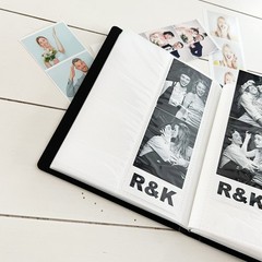 Photo Booth Photo Album – For Wedding or Party- Holds 120 Photobooth 2×6 Phot…