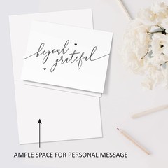 Thank You Cards with Envelopes – 25 Pre-Scored Thank You Note Cards for a Sim…