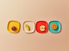 Ekobo Side Plate Set Of 4 7 Bpa-Free Eco-Composite And Durable Dessert Or Snack
