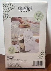 Wedding Wishing Jar Guest Book Alternative – Ginger Ray. (NOS) 2018