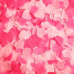 10000 Pieces Valentine Heart Paper Confetti Tissue Party Decoration Table