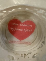 Vintage 2000 Kim Anderson Pretty as a Picture Wedding Cake Topper