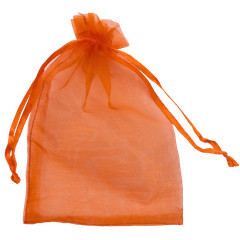 Orange Drawstring Organza Gift Bags Wedding Party Favor Pouches 20/50/100