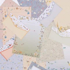 72Pcs Stationery Paper and Envelopes Set Contain 48Pcs Letter AB5230,