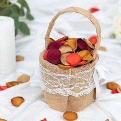 400 RED GOLD Silk Rose Petals Matte Artificial Flowers Table CONFETTI Party