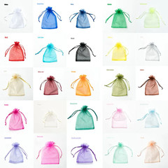 100Pcs 22 Colors Gift Bags 7×9 9×12 10×15 13x18Cm for Weddings & Christmas