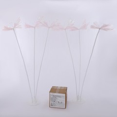 2Pcs Artificial Butterflie Decoration with Standing Base Realistic Wedding Decor