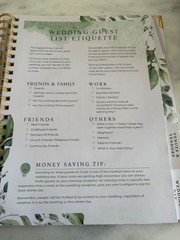 BEAUTIFUL GOLD BINDED WEDDING PLANNER