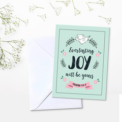 Scripture Cards – Set of 24 Boxed Bible Verse Blank sheets with Envelopes – C…