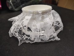 4″ Lace Topper for Wedding Cake, Add Fresh Flowers or Designs, Syndicate Sales