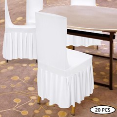 Dining Chair Covers Slipcover With Skirt, Dining Seat Protector For Home & Hotel