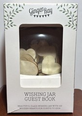 Wedding Wishing Jar Guest Book Alternative – Ginger Ray. (NOS) 2018
