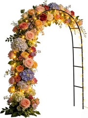 Metal Arbor Frame Stand Garden Arch Trellis Plants Wedding Decor Backdrop Flower