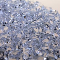 PMLAND Clear Acrylic Ice Rocks Crystals Cubes Gems 3lbs Bulk Bag for Table Decor
