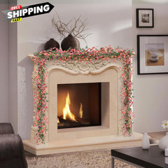 Artgar Flower Garland 6Ft Spring/Summer 6FT, Red&orange&purple (6ft)