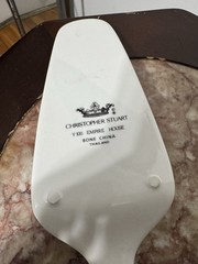 Christopher Stuart Empire House Y 1011 Bone China Cake Server White 10in
