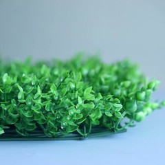 4 Green Artificial Mini Leaves Wall Backdrop Panels Photo Booth