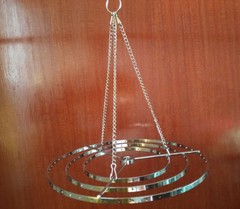 1Pcs Round Hanger Centerpiece Hanging Frame Chandelier Wedding Christmas Party