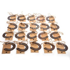 10/20/40 pcs Lucky Horseshoe Mini Decor Wedding Favors for Guests Vintage Metal