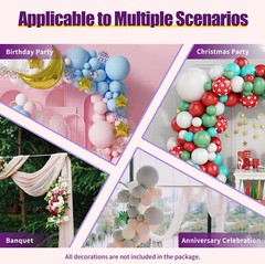 10x20ft Backdrop Stand, Wedding Party Backdrop Stand Pipe Kit Curtain Frame