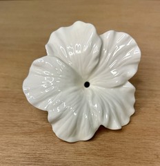 Small Bouquet Holder White Floral Bridal Flower Stem Vase